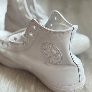 Converse White High-Top Sneakers